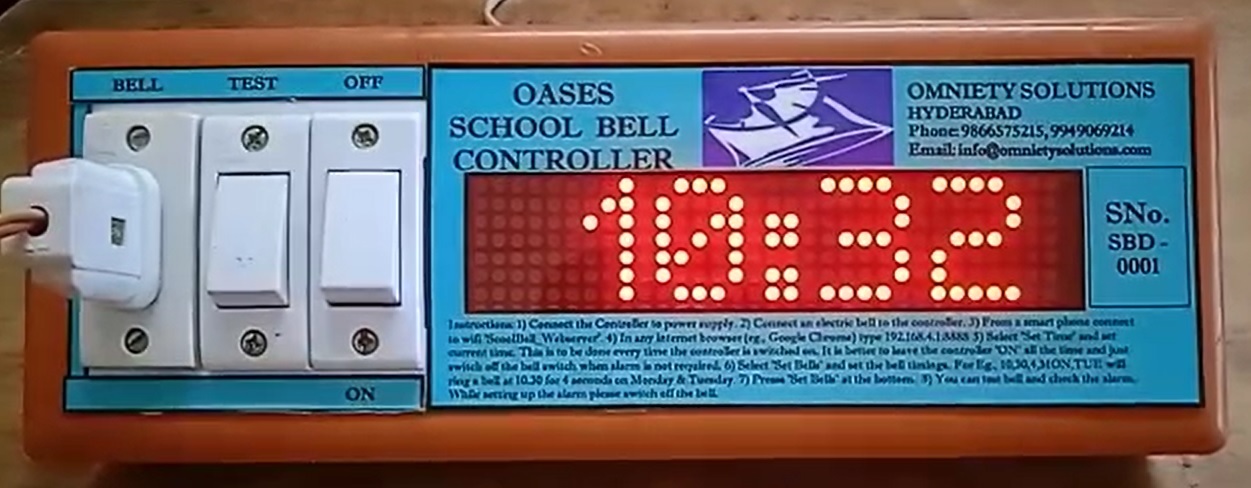 SchoolBell Controller